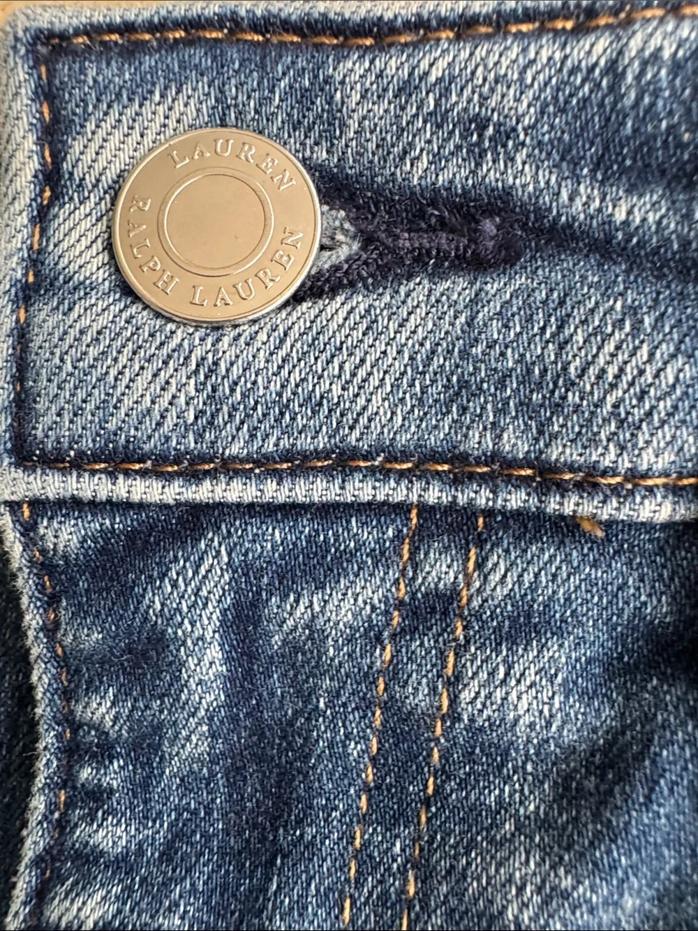 NWT Lauren Ralph Lauren Medium Blue Denim Pencil Skirt